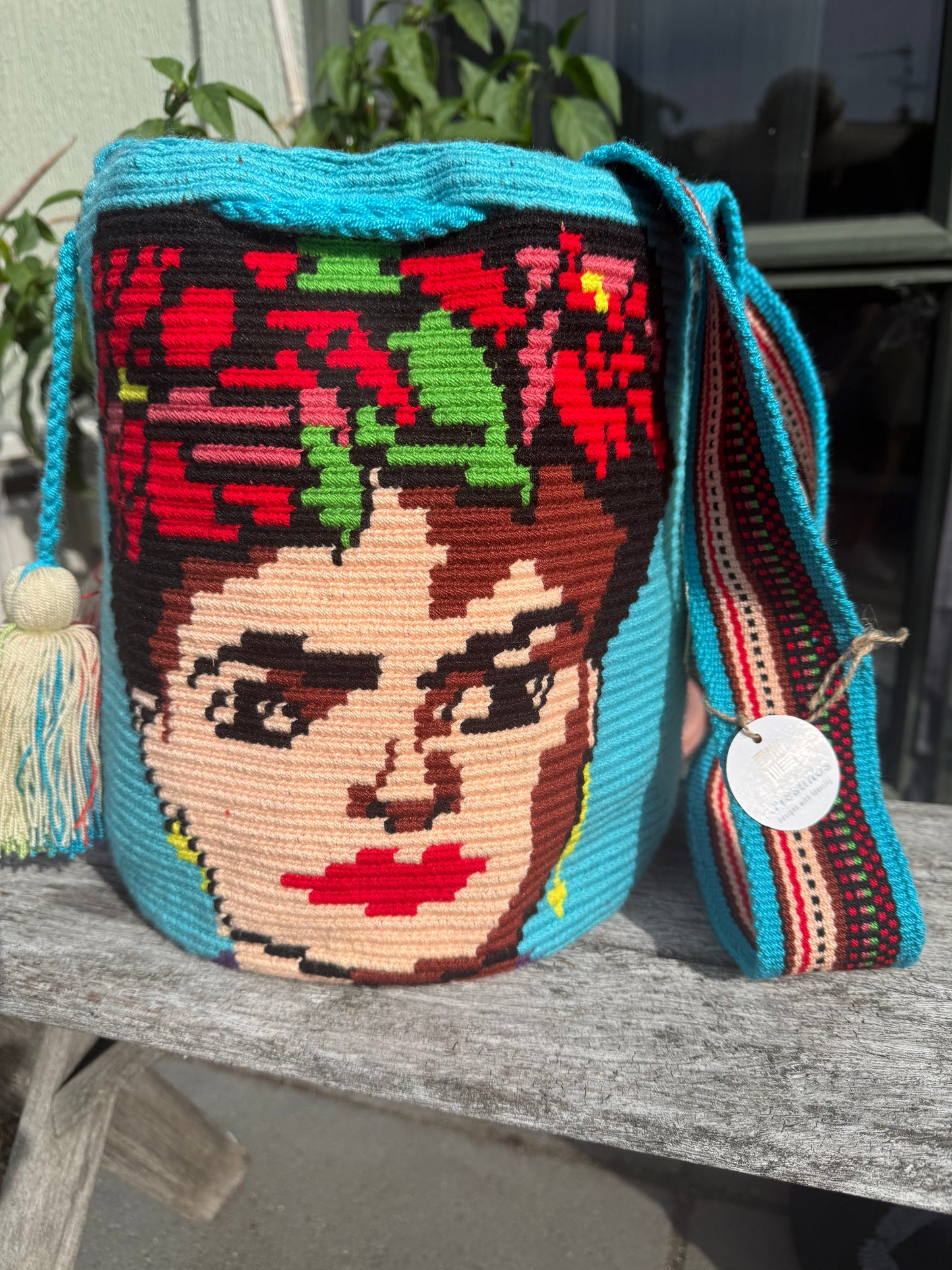 Frida Kahlo Wayuu Bag