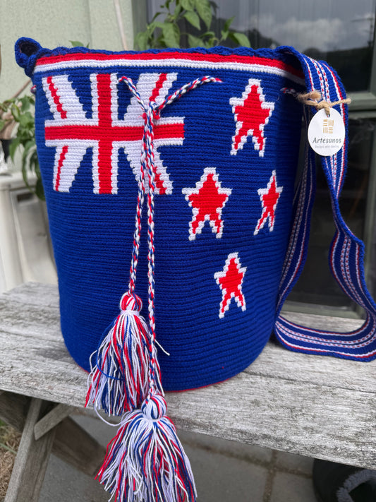 Wayuu Bag- New Zealand Flag