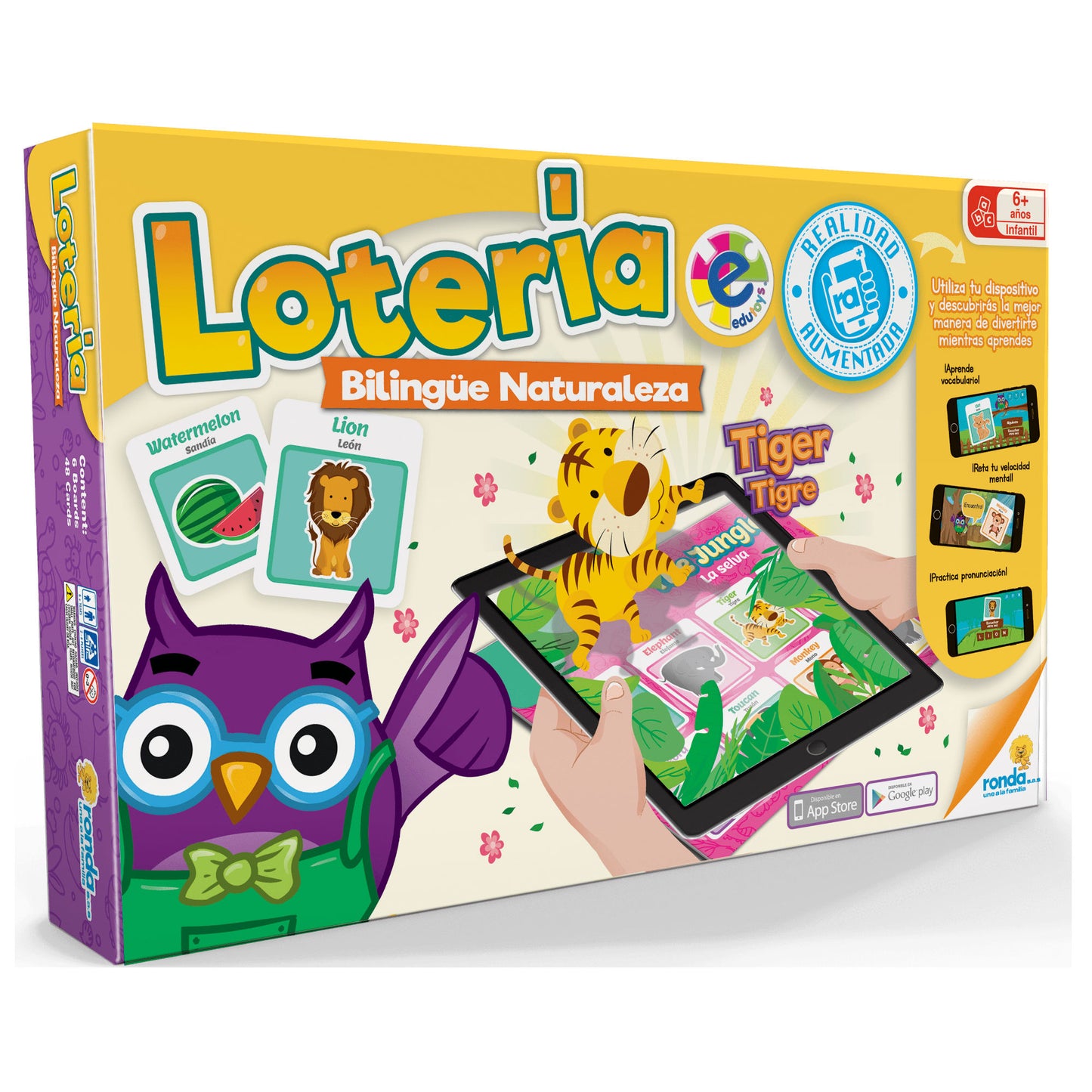 Loteria Bilingue Naturaleza - Nature Bilingual Lottery