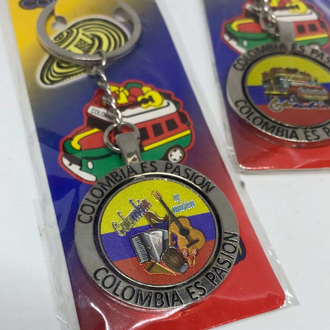 Colombia keyrings
