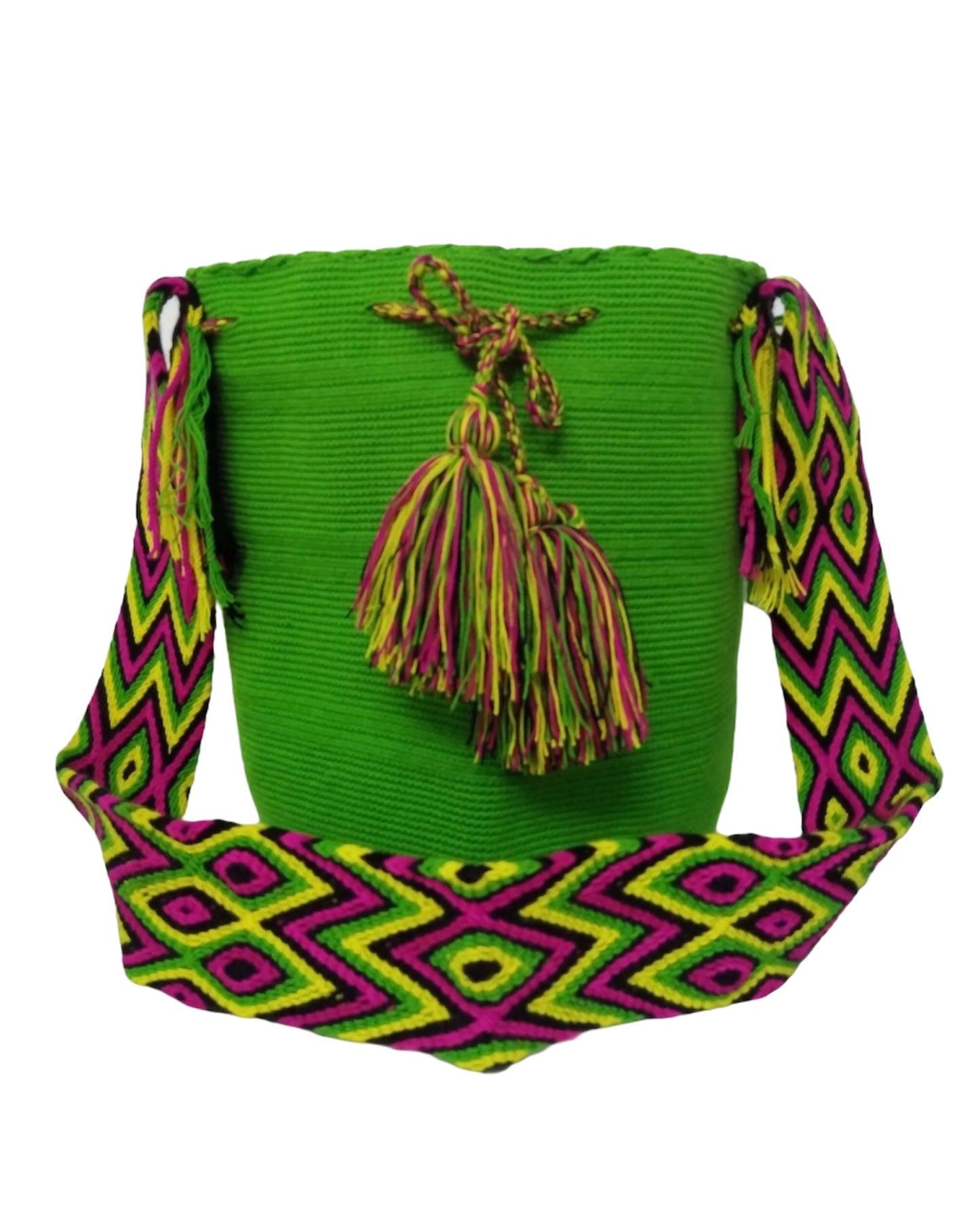 Wayuu Unicolor Bag - Wild Green