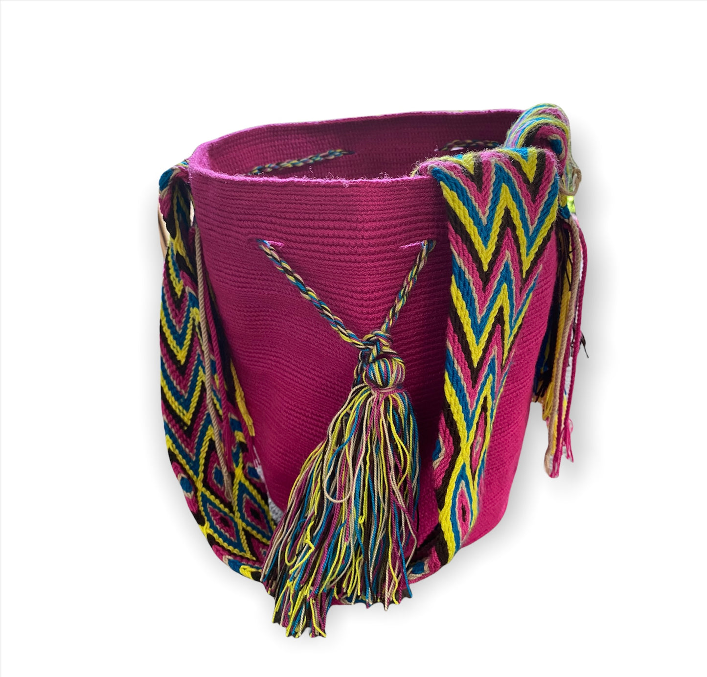 Wayuu Unicolor Bag - Pink