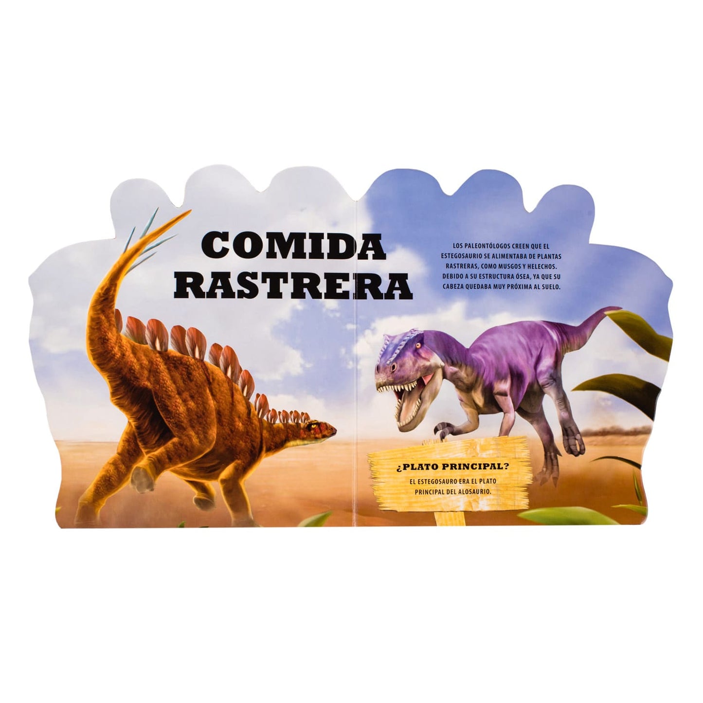 Increíbles Dinos Estegosaurio (Spanish Edition)