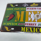 Mexico license plate